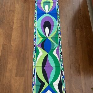 Emilio Pucci Multicolor Silk Scarf